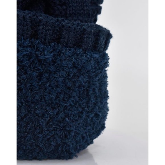Beanie Fuzzy Fleece Lining Warm  Chunky Soft Stretchy Oversized  Knit Hat